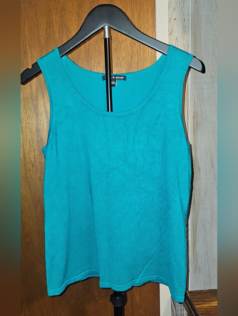 Cable & Gauge Turquoise Tank Top